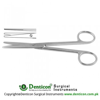 Mayo-Stille Dissecting Scissor Straight Stainless Steel, 21.5 cm - 8 1/2"